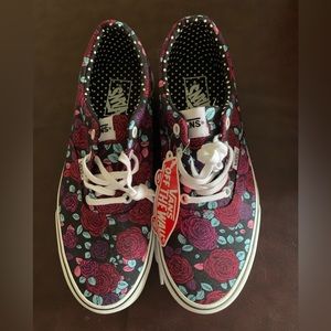 New Vans Doheny Floral Skate Shoes Size 10